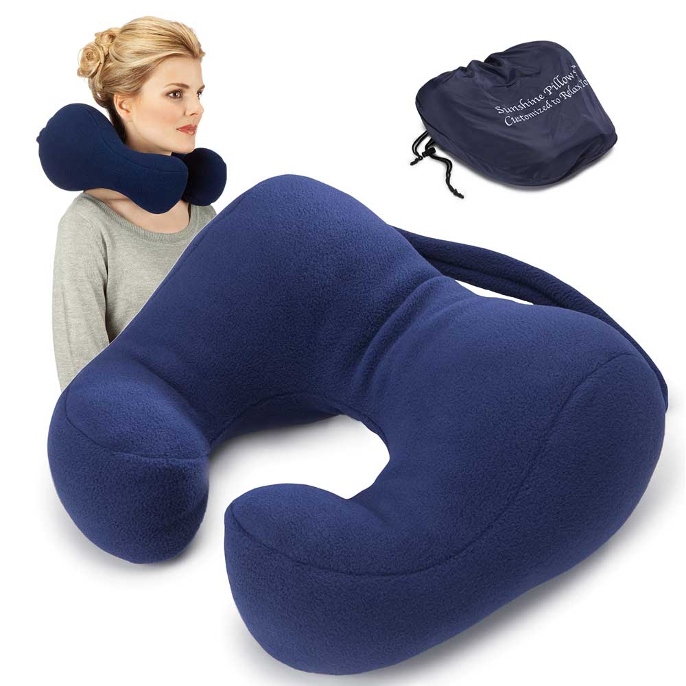 Firm Chiropractic Neck Pillow for Neck Pain Relief – Ergonomic Orthopedic Support Pillow by Sunny Bay