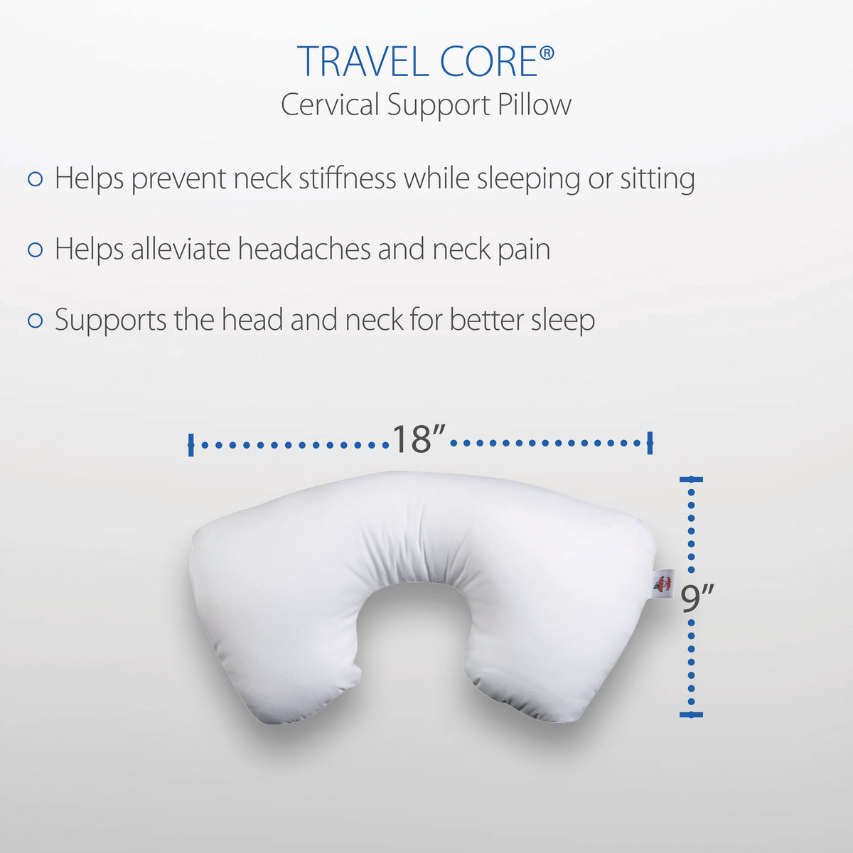 Travel Core Neck Support Pillow – Arc4life