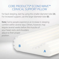 Econowave  Wave Neck Pillow With Contours