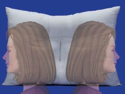 Arc4life Cervical Linear Traction Neck Pillow - Traction V Side and Support Side