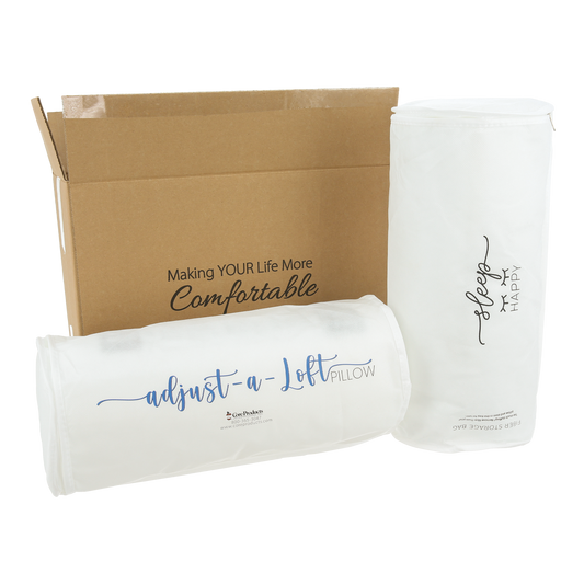 Adjust-A-Loft Fiber Adjustable Comfort Pillow with Cooling Memory Foam Insert
