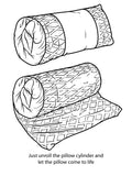 Memory Foam + Fiber Neck Pillow for Sleeping- Adjustable Pillows for the Side & Back Sleeper with Washable Cooling Tech Pillow Covers *Queen or King*