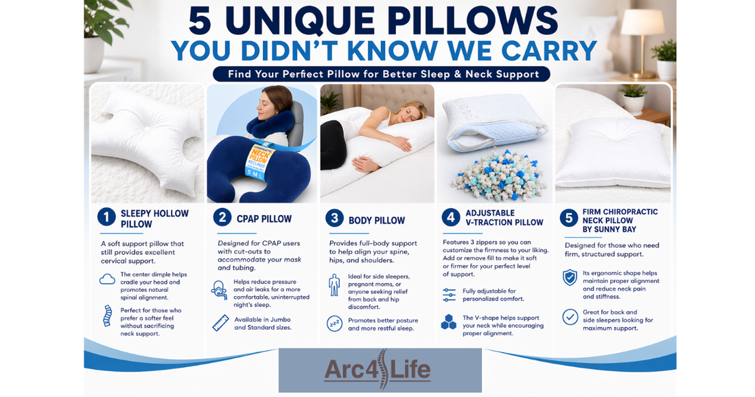 5 Unique Pillows You Didn’t Know Arc4Life Carries (But Should!)