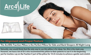 Can the Arc4life Traction Pillow Be Used by Side Sleepers?