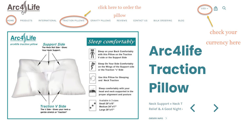 Video: How To Order An Arc4life Traction Neck Pillow On Arc4life.Com