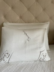 Arc4life Deluxe Bamboo Pillow Cover Protectors with Zipper Small, Medium Large