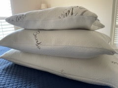 Arc4life Deluxe Bamboo Pillow Cover Protectors with Zipper Small, Medium Large