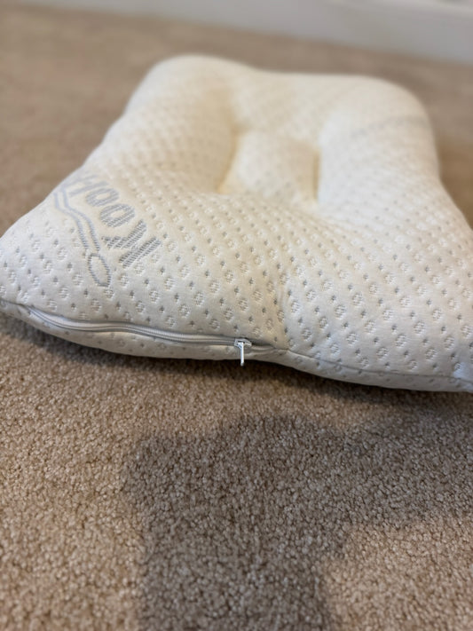 Arc4life Linear Gravity Support Neck Pillow - ADJUSTABLE - Cervical Contoured Support Pillow with Two Neck Rolls