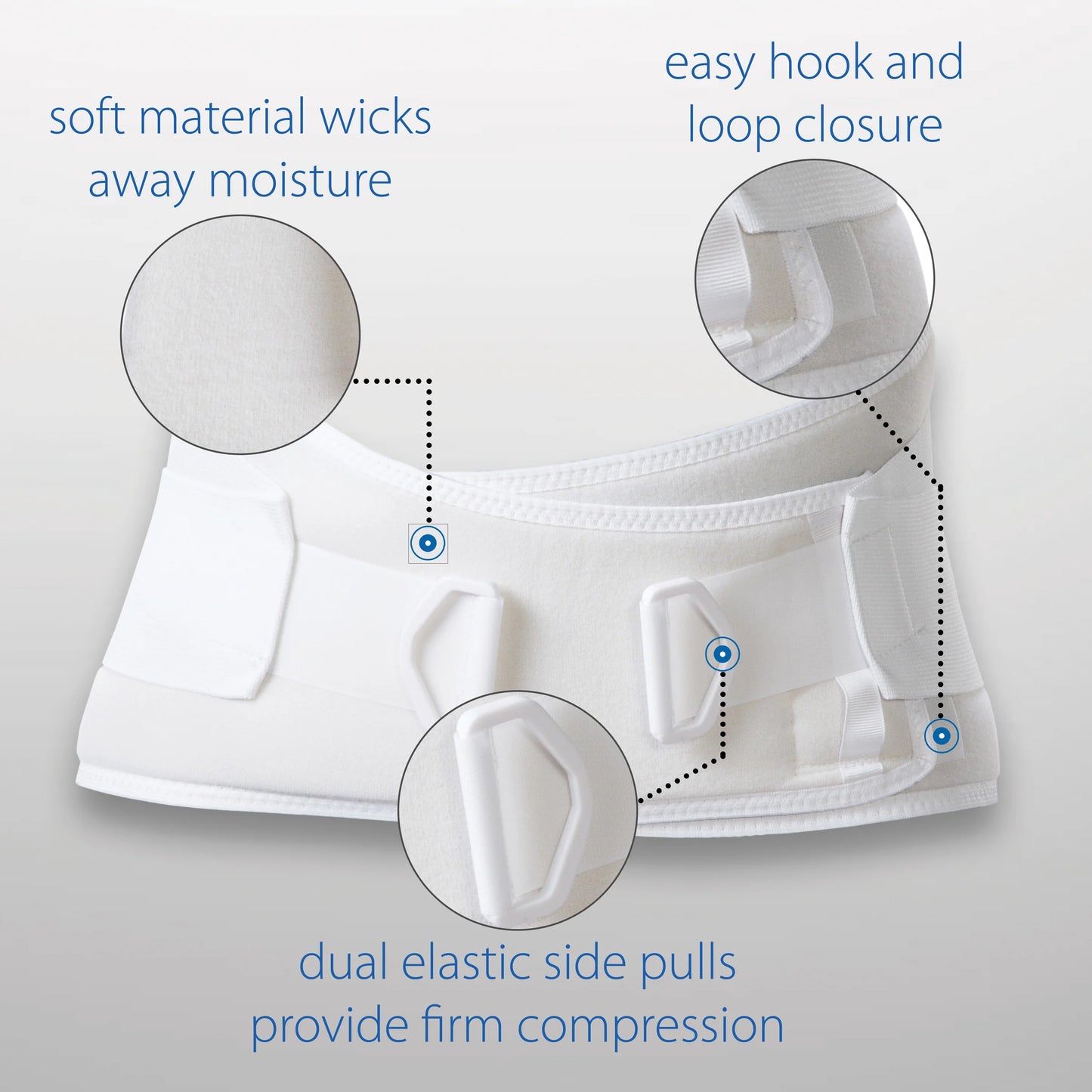 Lumbosacral Low back Support Brace for Lower Back Pain Relief & Extra Support for the Low Back