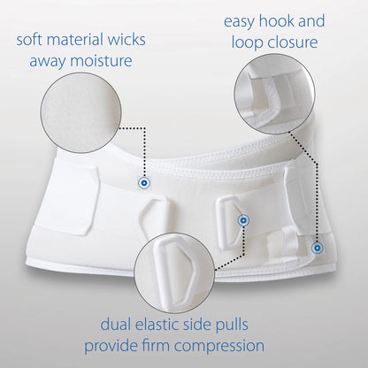 Lumbosacral Low back Support Brace for Lower Back Pain Relief & Extra Support for the Low Back