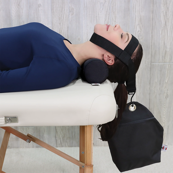 Cervical Neck Traction System with A Neck Roll