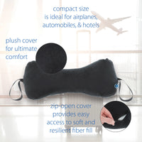 Sleep Log - Dog Bone Shaped Chiropractic Neck & Back Pillow- Cervical and Lumbar Support