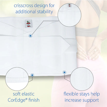 Dual Pull Elastic Crisscross Lumbosacral Belt - Low back Pain Support
