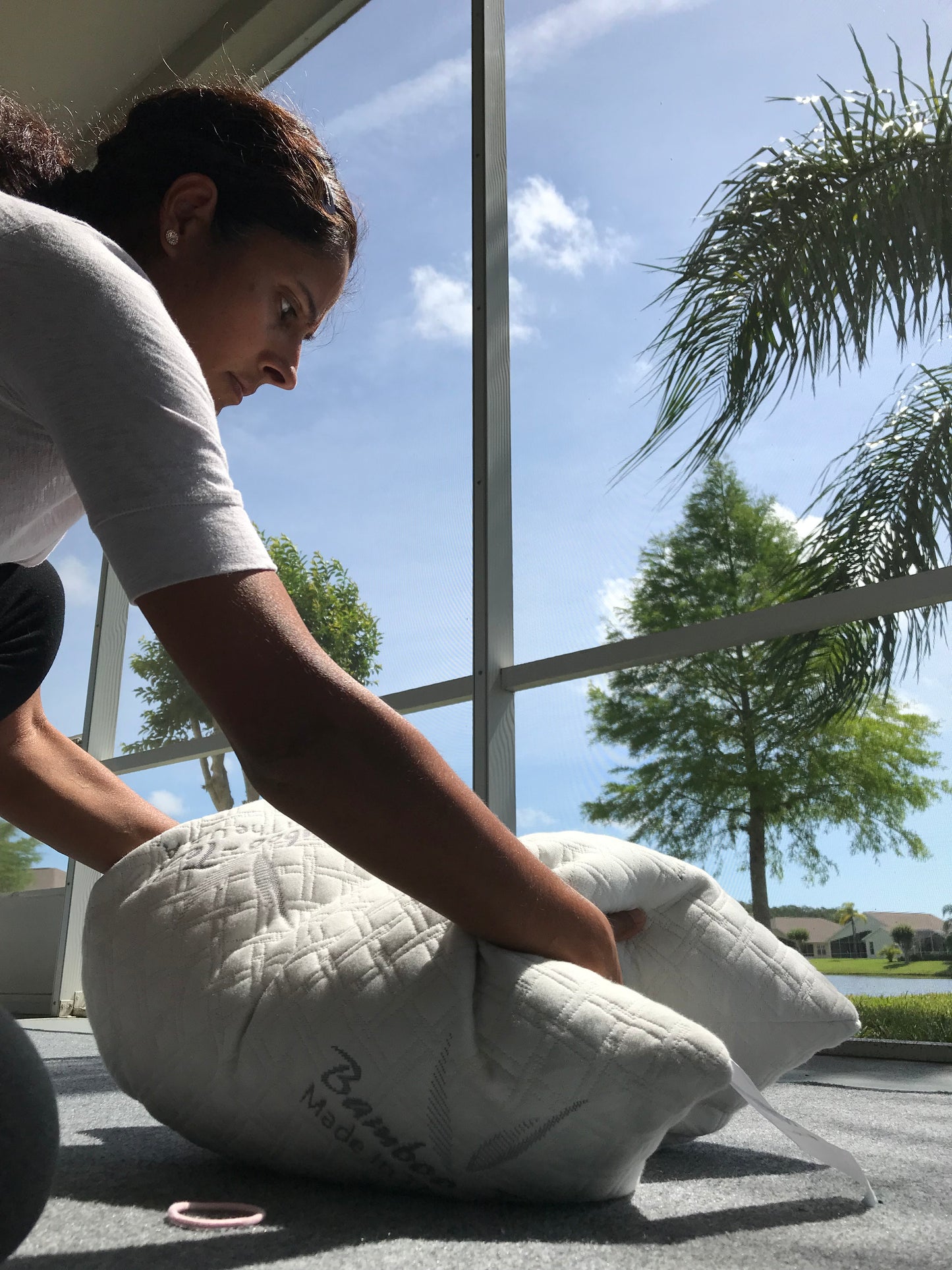 Memory Foam + Fiber Neck Pillow for Sleeping- Adjustable Pillows for the Side & Back Sleeper with Washable Cooling Tech Pillow Covers *Queen or King*