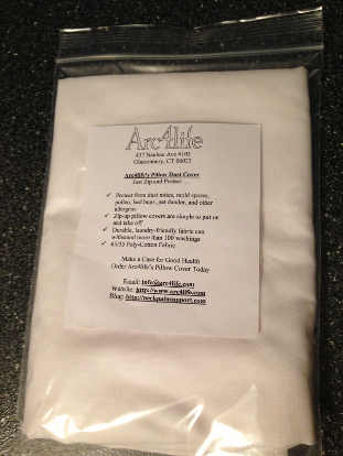 Arc4life Pillow Cover Protectors with Zipper Small, Medium Large