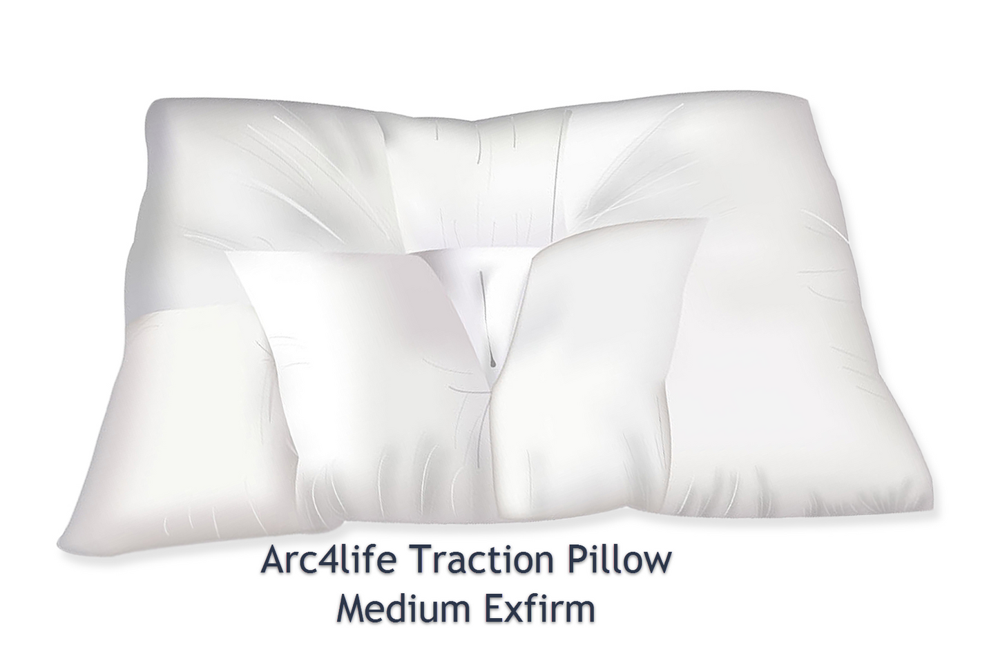 Arc4life Cervical Linear Traction Neck Pillow - Traction V Side and Support Side