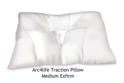 Arc4life Cervical Linear Traction Neck Pillow - Traction V Side and Support Side