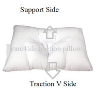 Arc4life Cervical Linear Traction Neck Pillow - Traction V Side and Support Side