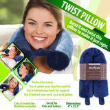 Arc4life Travel Twist Pillow- Memory Foam Twist Pillow