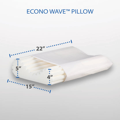 Econowave  Wave Neck Pillow With Contours