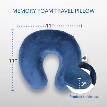 U shaped Memory Travel Neck Pillow