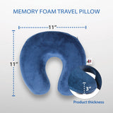 U shaped Memory Travel Neck Pillow