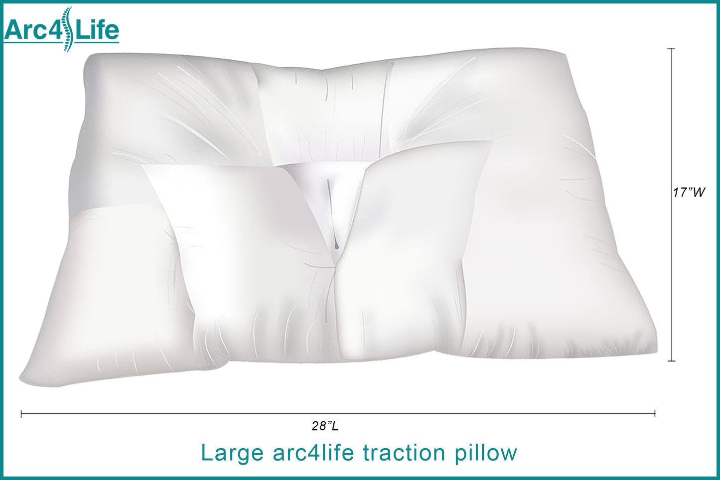 Arc4life Cervical Traction Neck Pillow Original BOX In Bulk