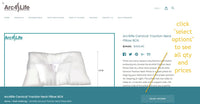 Arc4life cervical traction neck pillow Clearance